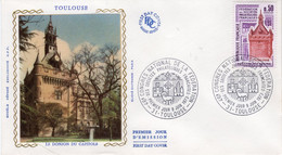 FDC Lettre Premier Jour Toulouse Le 09/06/1973 Le N° 1763 Le Donjon Du Capitole - 1970-1979