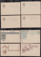 Portugal MACAU China 1898 Centario India Picture Postcard Stationery Set Of 4 ** MNH - Covers & Documents