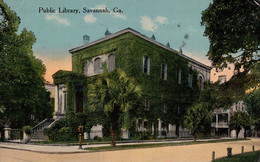 Public Library, Savannah, Georgia, 1915. - Savannah