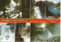 Autriche. CPM. Salzbourg. Krimmler Wasserfälle Die Höchsten Europas (les Cascades De Krimml) Oberer Fall, Etc...(6 Vues) - Krimml