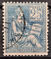 FRANCE 1900/01 - Canceled - YT 114 - 25c - 1900-02 Mouchon