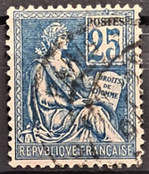 FRANCE 1900/01 - Canceled - YT 114 - 25c - 1900-02 Mouchon