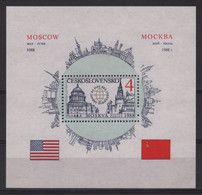 Tchecoslovaquie - BF 78 - Sommet Sovieto Americain - Cote 5€ - ** Neufs Sans Charniere - Unused Stamps
