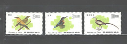 TAIWAN,1977, "TAIWAN - BIRDS."  #2033 - 2035  MNH - Autres & Non Classés