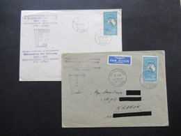 Norwegen 1958 Stempel Polish Spitsbergen Expedition 1957 - 1958 Spitsbergen - Hornsund Stempel Mit Eisbär MRG 1957 / 58 - Briefe U. Dokumente
