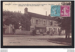 CPA 91 Mennecy Relai Hotel Café Restaurant Georges Martrin Biscuits Robert Thé - Mennecy