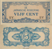 Niederländisch Ost-Indien Pick-Nr: 120b Bankfrisch 1942 5 Cent - Niederländisch-Indien