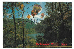 USA. Delaware. Hot Air Ballooning. Montgolfières Sur Le Delaware Water Gap. - Andere & Zonder Classificatie