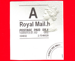GB UK GRAN BRETAGNA - Usato -  2019 - Royal Mail.h - Postage Paid Uk.4 - 1.60 - Universal Mail Stamps