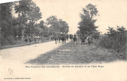 Châlons Sur Marne . Le Camp          51      Arrivée Du Général Et De L'Etat Major     (voir Scan) - Camp De Châlons - Mourmelon