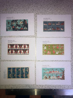 N1     Denmark New Print Of Christmas Sheets - Hojas Completas