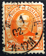 LUXEMBOURG                         N° 61                                OBLITERE - 1891 Adolphe Front Side