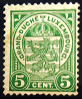 LUXEMBOURG                         N° 92                               NEUF** - 1907-24 Ecusson