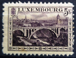 LUXEMBOURG                         N° 134                               NEUF* - 1921-27 Charlotte Frontansicht
