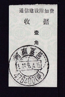 CHINA CHINE CINA HENAN  XIAYI 476400 ADDED CHARGE LABEL (ACL) 0.10 YUAN - Other & Unclassified