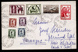 A6950) Belgien Brief 10.02.1957 N. Gmünd / Germany - Covers & Documents