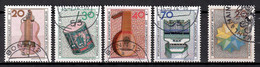 Berlin 1973, MiNr. 459-462 + 463; Gestempelt; Berl.1 - Autres & Non Classés