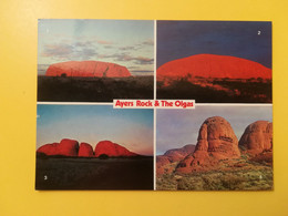 CARTOLINA POSTCARD AUSTRALIA 1991 AYERS ROCK THE OLGAS BOLLO LIVING - Uluru & The Olgas