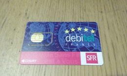 JOLIE CARTE GSM SIM DEBITEL SFR T.B.E !!! - Other & Unclassified