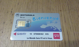 JOLIE CARTE GSM SIM MOTOROLA SFR T.B.E !!! - Other & Unclassified