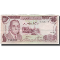 Billet, Maroc, 10 Dirhams, 1970, KM:57a, TTB+ - Morocco