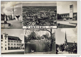 AMRISWIL, Arbon, Thurgau - Mehrbildkarte, Kirchturm - Arbon