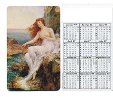 Nymphe  Peinture Carte Calendrier 1997 France Calendar - Sonstige & Ohne Zuordnung