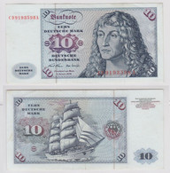 T142447 Banknote 10 DM Deutsche Mark Ro. 270a Schein 2.Jan. 1970 KN CD 9193598 A - 10 Deutsche Mark
