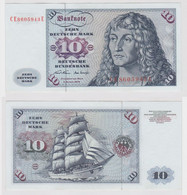 T142957 Banknote 10 DM Deutsche Mark Ro. 270b Schein 2.Jan. 1970 KN CE 8605943 E - 10 DM
