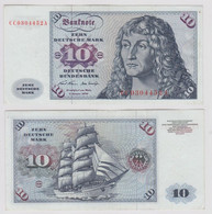 T143042 Banknote 10 DM Deutsche Mark Ro. 270a Schein 2.Jan. 1970 KN CC 0304452 A - 10 Deutsche Mark