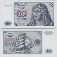 T143322 Banknote 10 DM Deutsche Mark Ro. 270a Schein 2.Jan. 1970 KN CB 5777519 K - 10 DM