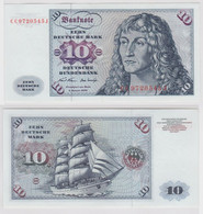T143658 Banknote 10 DM Deutsche Mark Ro. 270a Schein 2.Jan. 1970 KN CC 9720545 J - 10 Deutsche Mark