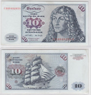 T144459 Banknote 10 DM Deutsche Mark Ro. 270a Schein 2.Jan. 1970 KN CB 0948295 S - 10 Deutsche Mark
