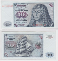 T144478 Banknote 10 DM Deutsche Mark Ro. 270a Schein 2.Jan. 1970 KN CC 1988014 Y - 10 Deutsche Mark
