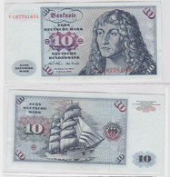 T144701 Banknote 10 DM Deutsche Mark Ro. 270a Schein 2.Jan. 1970 KN CC 0778165 L - 10 Deutsche Mark