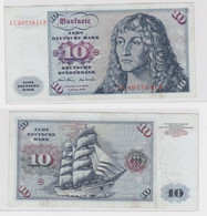 T145141 Banknote 10 DM Deutsche Mark Ro. 270a Schein 2.Jan. 1970 KN CC 8977641 P - 10 DM