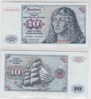 T145271 Banknote 10 DM Deutsche Mark Ro. 270a Schein 2.Jan. 1970 KN CD 8443037 A - 10 DM
