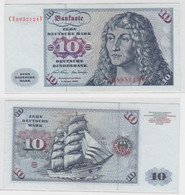 T145389 Banknote 10 DM Deutsche Mark Ro. 270b Schein 2.Jan. 1970 KN CE 8952124 V - 10 Deutsche Mark
