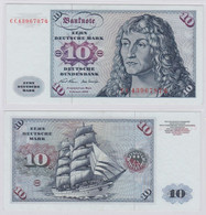 T145395 Banknote 10 DM Deutsche Mark Ro. 270a Schein 2.Jan. 1970 KN CC 4396787 Q - 10 Deutsche Mark