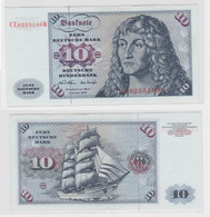 T145396 Banknote 10 DM Deutsche Mark Ro. 270b Schein 2.Jan. 1970 KN CE 0235100 Q - 10 DM
