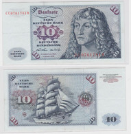 T145402 Banknote 10 DM Deutsche Mark Ro. 270a Schein 2.Jan. 1970 KN CC 0761781 W - 10 Deutsche Mark