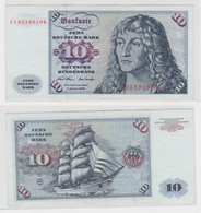 T145490 Banknote 10 DM Deutsche Mark Ro. 270a Schein 2.Jan. 1970 KN CC 9519619 K - 10 DM