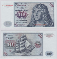 T146109 Banknote 10 DM Deutsche Mark Ro. 270a Schein 2.Jan. 1970 KN CB 1960338 H - 10 Deutsche Mark