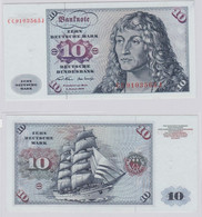 T146111 Banknote 10 DM Deutsche Mark Ro. 270a Schein 2.Jan. 1970 KN CC 9103565 J - 10 DM