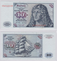 T146116 Banknote 10 DM Deutsche Mark Ro. 270b Schein 2.Jan. 1970 KN CE 0742575 W - 10 DM