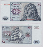 T146117 Banknote 10 DM Deutsche Mark Ro. 270b Schein 2.Jan. 1970 KN CE 4688258 E - 10 DM