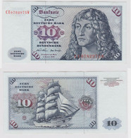 T146122 Banknote 10 DM Deutsche Mark Ro. 270b Schein 2.Jan. 1970 KN CE 0782975 W - 10 Deutsche Mark