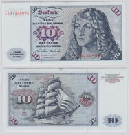T146136 Banknote 10 DM Deutsche Mark Ro. 270a Schein 2.Jan. 1970 KN CC 4755899 K - 10 DM