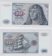 T146142 Banknote 10 DM Deutsche Mark Ro. 270a Schein 2.Jan. 1970 KN CC 8717387 J - 10 Deutsche Mark