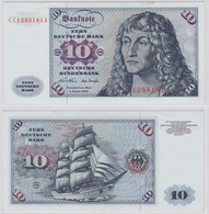 T146180 Banknote 10 DM Deutsche Mark Ro. 270a Schein 2.Jan. 1970 KN CC 1288161 A - 10 Deutsche Mark